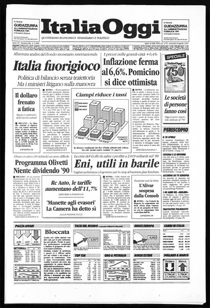 Italia oggi : quotidiano di economia finanza e politica